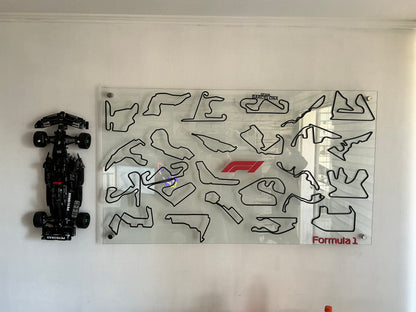 MURAL DE VIDRIO F1 FORMULA 1